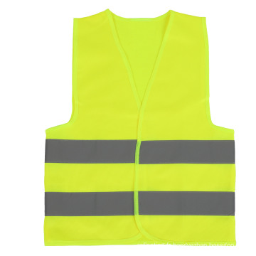 Gilet de sécurité réfléchissant à haute visibilité jaune